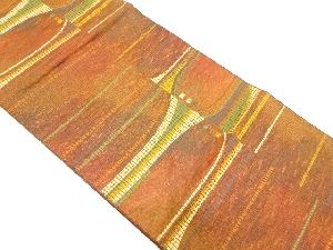 抽象模様織り出し袋帯